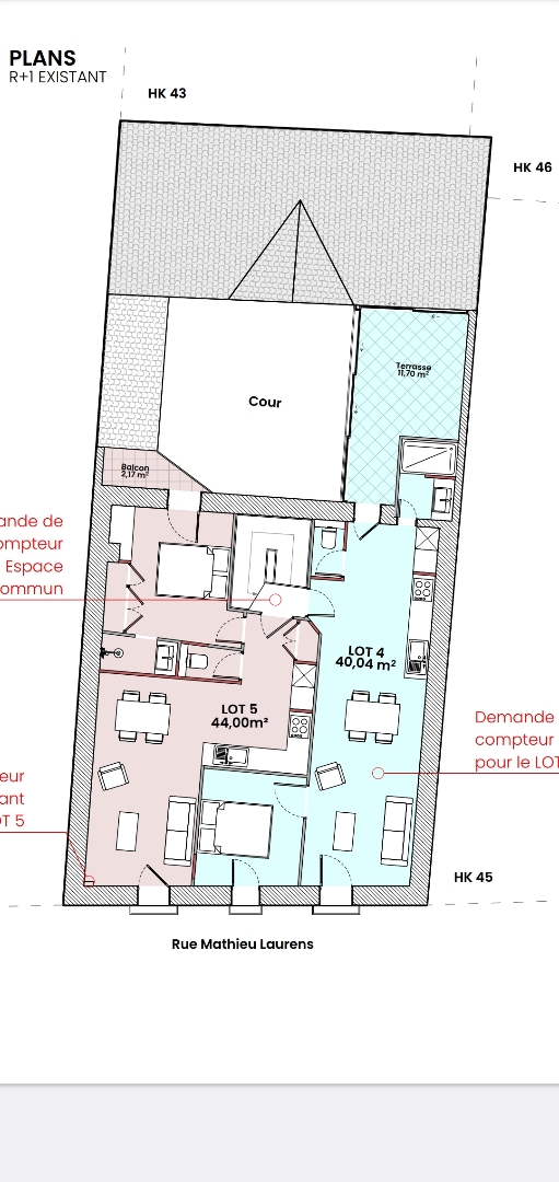 Appartement T3-50m2-MONTPELLIER