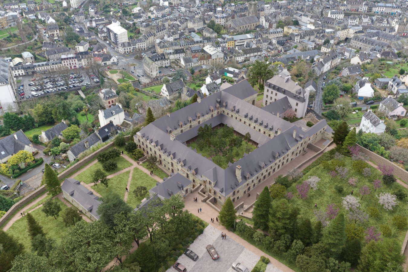 Ancien Couvent des Ursulines Morlaix (Denormandie)